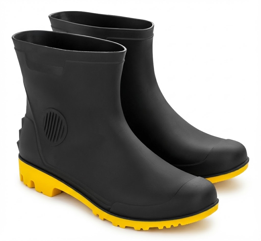 BOTA PVC CANO CURTO PRETA PEGA FORTE CA 46452 - Image 3