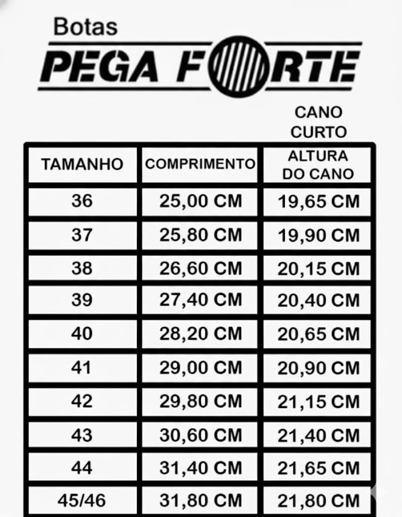 BOTA PVC CANO CURTO PRETA PEGA FORTE CA 46452 - Image 5