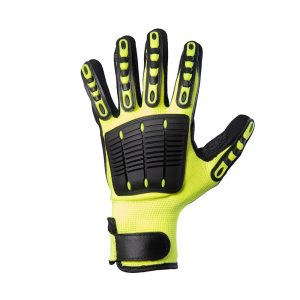 luva verde neon